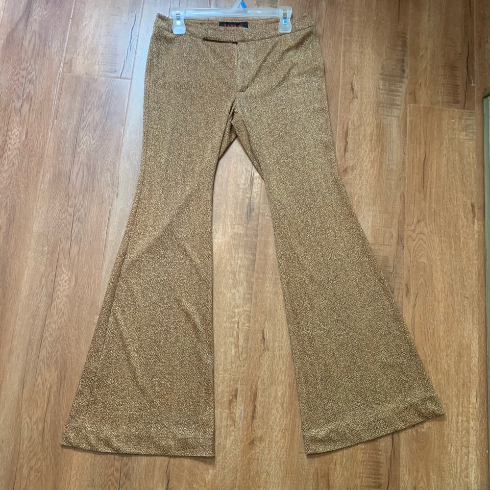 Gold Vintage Disco Pants